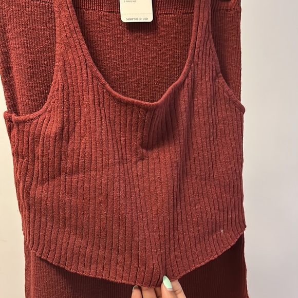 Free People Crop top and skirt set - Picture 2 of 2